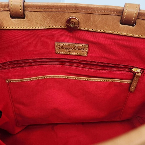 Dooney & Bourke Double Strap Shoulder Tassel Bag Green Patent Leather Purse - Picture 11 of 16